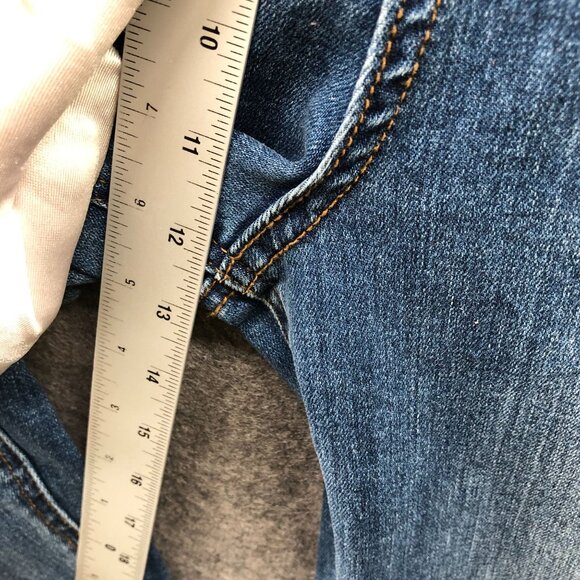 STS Blue Alicia High Rise Jeans Womens 32 Blue Exposed Button Fly Ankle - Picture 6 of 9